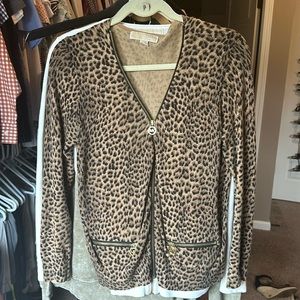 Micheal Kors Lepord print sweater